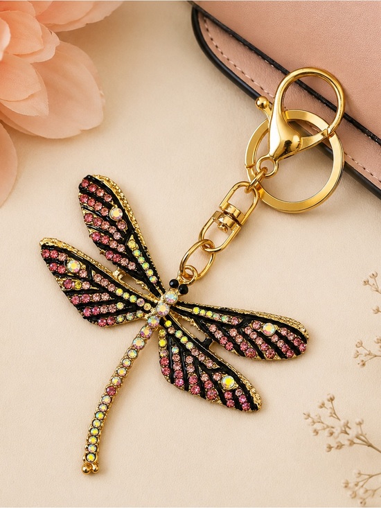 Accessories - Dazzling Dragonfly Bag Charm/Keychain - Brand New